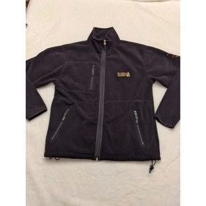 Alaska Summit Black Long Sleeve Zip-Up Mock Neck Fleece Jacket Size S